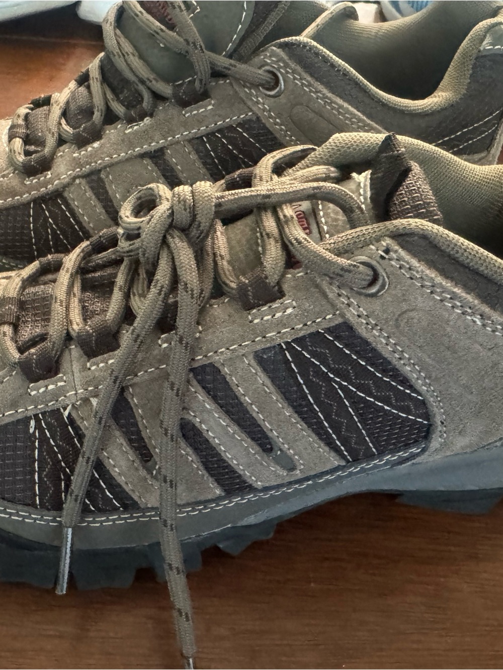 Men's Gray Outdoor Lace-Up Trail Shoes